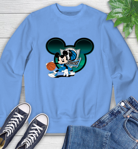 NBA Dallas Mavericks Mickey Mouse Disney Basketball Sweatshirt 11