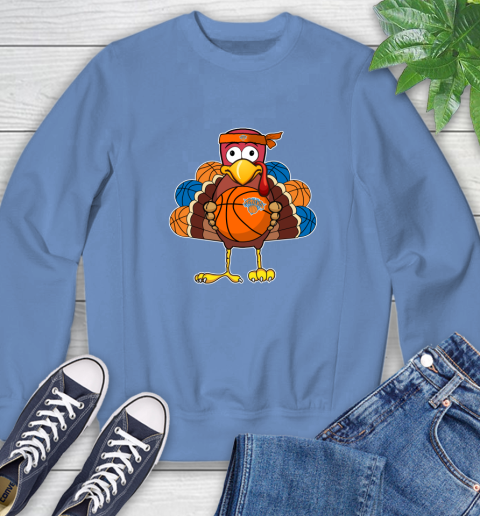 New York Knicks Turkey thanksgiving day Sweatshirt 11