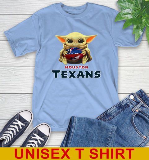 NFL Football Houston Texans Baby Yoda Star Wars Shirt T-Shirt 11