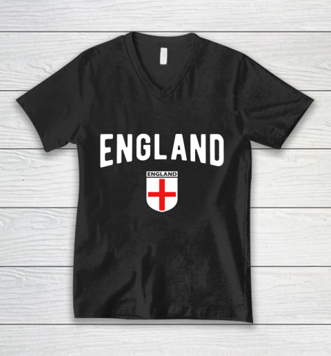 England Soccer Jersey 2021 2022 Football Team V-Neck T-Shirt