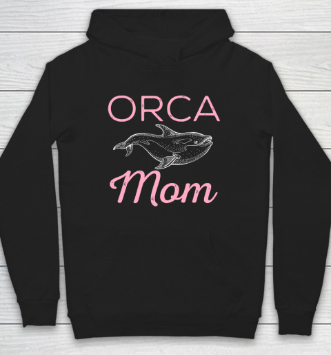 Funny Orca Lover Graphic for Women Girls Moms Whale Hoodie
