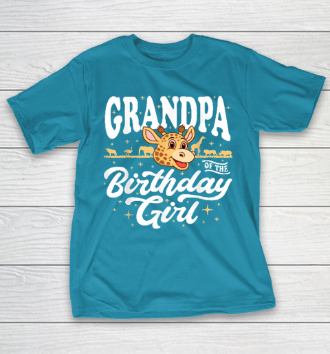 Grandpa Funny Gift Apparel  Grandpa Birthday Crew Jungle Safari Animals T-Shirt 17