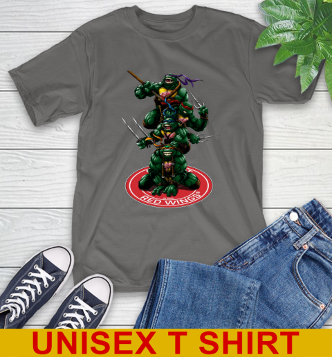 NHL Hockey Detroit Red Wings Teenage Mutant Ninja Turtles Shirt T-Shirt 8