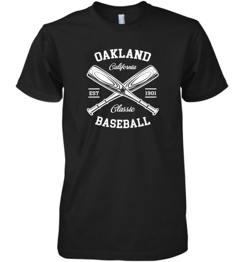 Oakland Baseball, Classic Vintage California Retro Fans Gift t Premium Men's T-Shirt