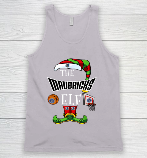 Dallas Mavericks Christmas ELF Funny NBA Tank Top 3