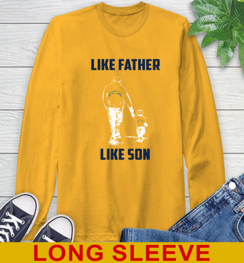 San Diego Chargers NFL Football Like Father Like Son Sports Long Sleeve T-Shirt 2