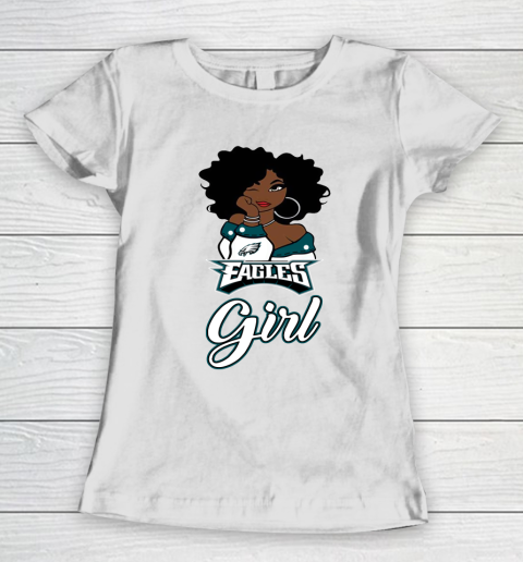 Philadelphia Eagles Girl NFL Women's T-Shirt 3