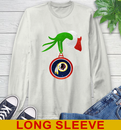 Washington Redskins Grinch Merry Christmas NFL Football Long Sleeve T-Shirt 12