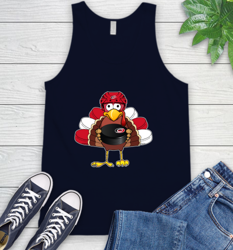 Carolina Hurricanes Turkey Thanksgiving Day Tank Top 3