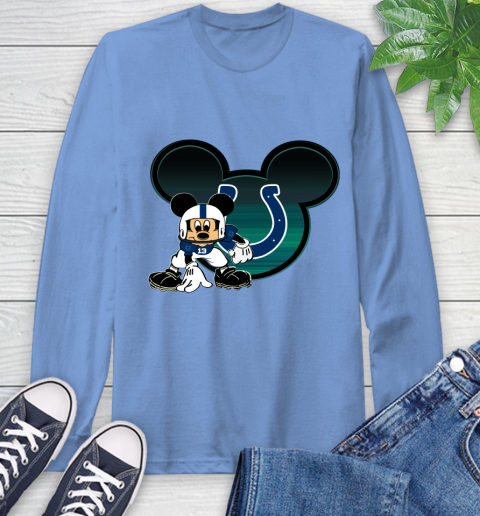 NFL Indianapolis Colts Mickey Mouse Disney Football T Shirt Long Sleeve T-Shirt 11