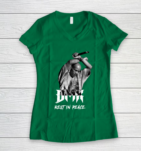 DMX, Dark man X, Ruff Ryder, rap, hip hop, New York, DMX RIP, Rip DMX, R.I.P Women's V-Neck T-Shirt 3