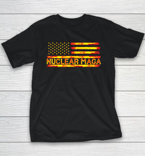 Nuclear Maga USA Flag Youth T-Shirt