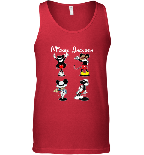 2wr5 mickey jackson four style dance micheal jackson unisex tank 17 front red