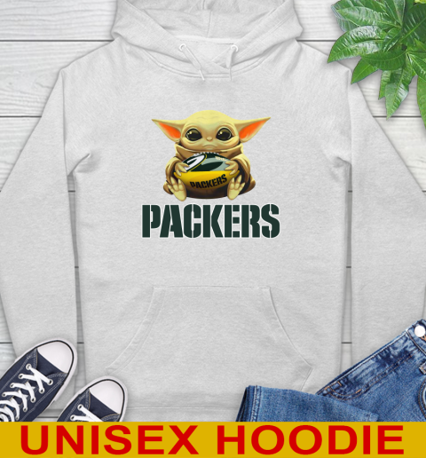 NFL Football Green Bay Packers Baby Yoda Star Wars Shirt Hoodie