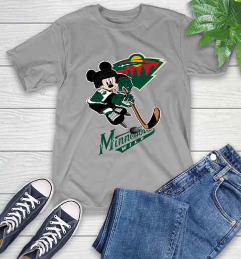 NHL Minnesota Wild Mickey Mouse Disney Hockey T Shirt T-Shirt 6