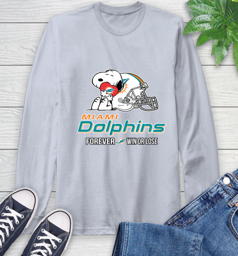 NFL The Peanuts Movie Snoopy Forever Win Or Lose Football Miami Dolphins 63