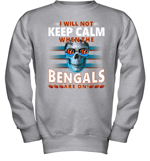 '47 Men's Cincinnati Bengals Cover 2 Grey Long Sleeve T-Shirt