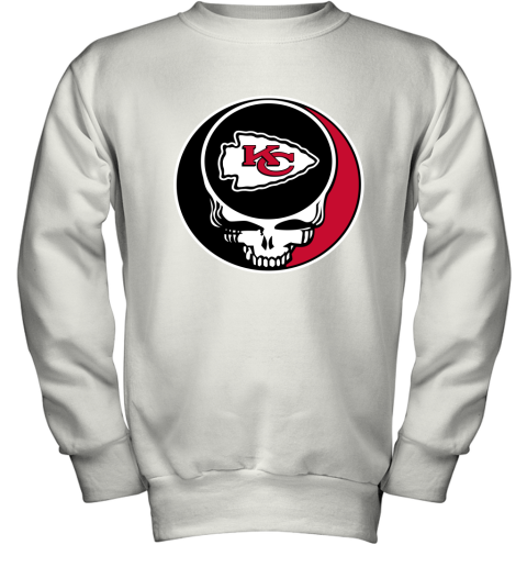 ’47 Men's Kansas City Chiefs Cover 2 Long Sleeve T-Shirt - Grey - XXL Each