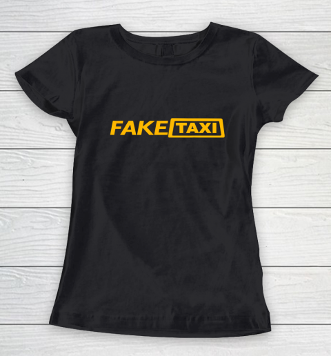 Fake Taxi Funny Gift Halloween Christmas Thanksgiving Women's T-Shirt