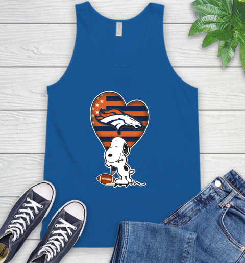 Denver Broncos NFL Football The Peanuts Movie Adorable Snoopy Tank Top 5