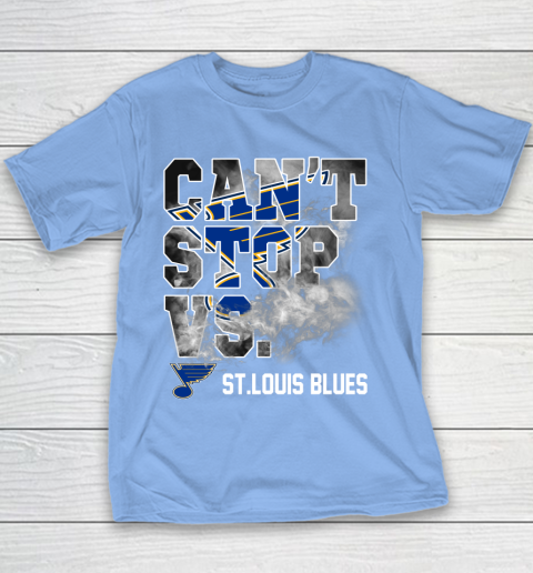 NHL St.Louis Blues Hockey Can't Stop Vs Youth T-Shirt 8