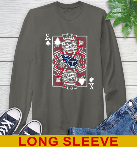 Tennessee Titans NFL Football The King Of Spades Death Cards Shirt Long Sleeve T-Shirt 10