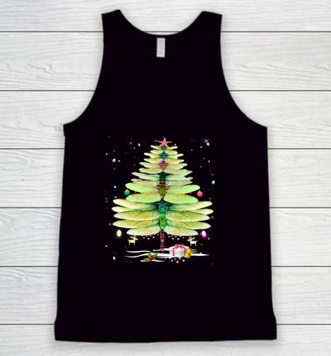 Dragonfly Christmas Tree Lover Gift Xmax Tank Top