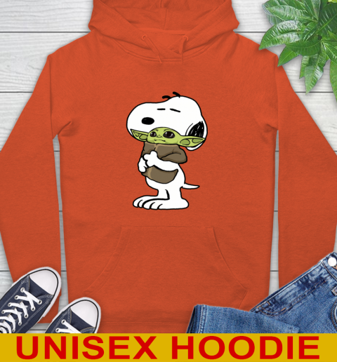 Snoopy Hugging Baby Yoda Shirt 17