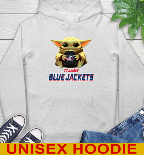 NHL Hockey Columbus Blue Jackets Star Wars Baby Yoda Shirt 13