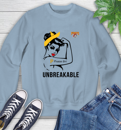 MLB Pittsburgh Pirates Girl Unbreakable Baseball Sports Sweatshirt 5