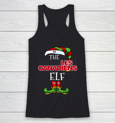 Montreal Canadiens Christmas ELF Funny NHL Racerback Tank