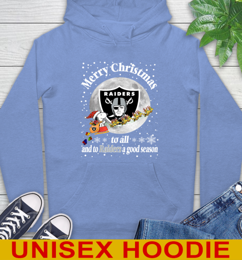 Oakland Raiders Merry Christmas To All And To Raiders A Good Season NFL Football Sports Hoodie 11