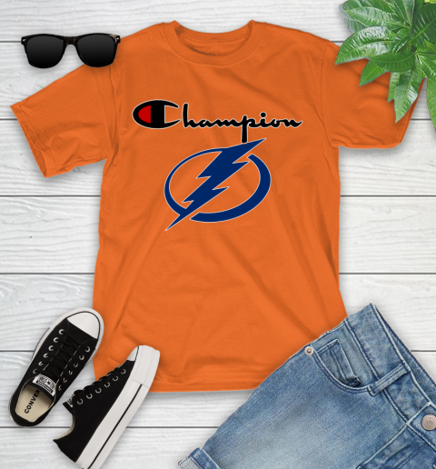 NHL Hockey Tampa Bay Lightning Champion Shirt Youth T-Shirt 4