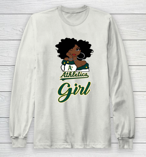 Oakland Athleticss Girl MLB Long Sleeve T-Shirt 12