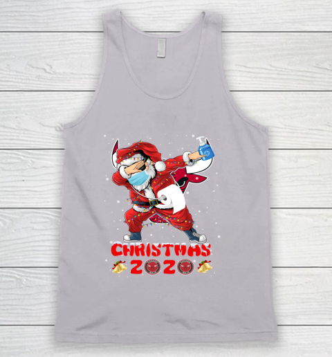 Chicago Bulls Funny Santa Claus Dabbing Christmas 2020 NBA Tank Top 3