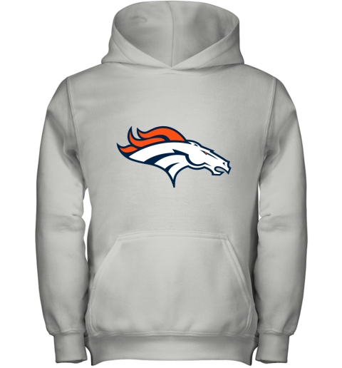 Denver Broncos NFL Pro Line Gray Victory Youth Hoodie