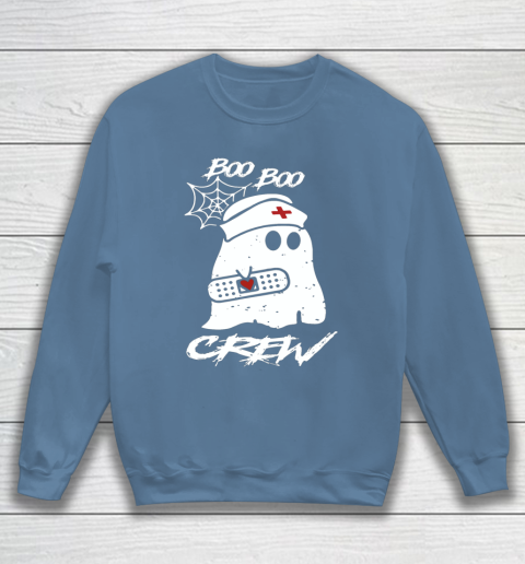 Boo Boo Crew Nurse Ghost Funny Halloween Costume Gift Long Sleeve T Shirt.D2SMT7UJCV Sweatshirt 6