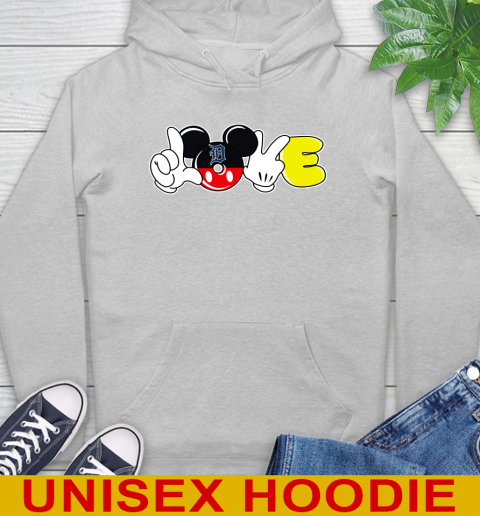Detroit Tigers MLB Baseball Love Mickey Disney Sports Hoodie 6