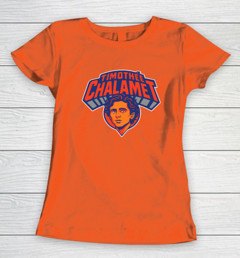 Timothee Chalamet New York Knicks Women's T-Shirt 2
