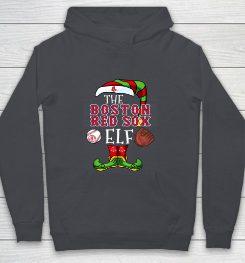 Boston Red Sox Christmas ELF Funny MLB Youth Hoodie 5
