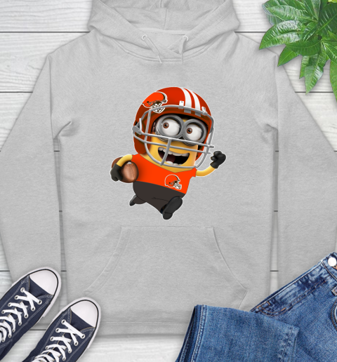 NFL Cleveland Browns Minions Disney Football Sports Hoodie 6
