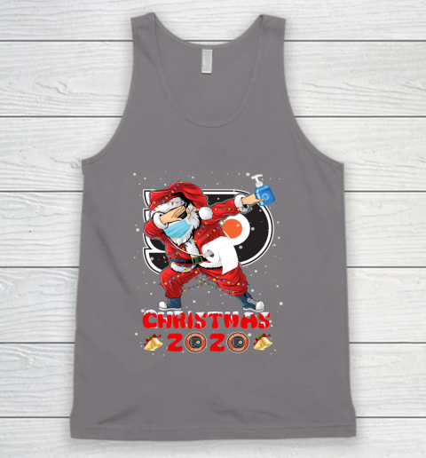 Philadelphia Flyers Funny Santa Claus Dabbing Christmas 2020 NHL Tank Top 6