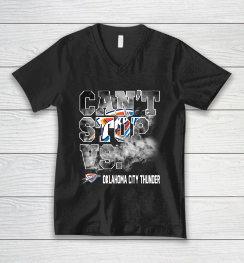 NBA Oklahoma City Thunder Basketball Can't Stop Vs V-Neck T-Shirt