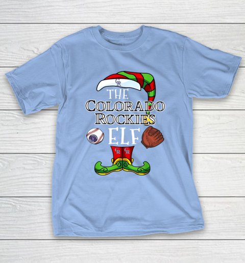 Colorado Rockies Christmas ELF Funny MLB T-Shirt 10