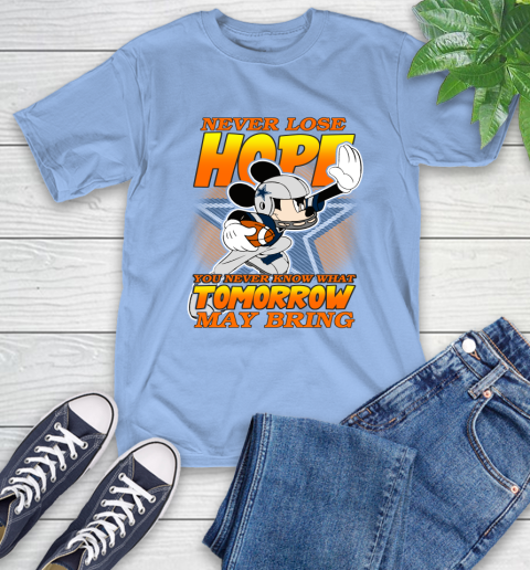 Dallas Cowboys NFL Football Mickey Disney Never Lose Hope T-Shirt 12