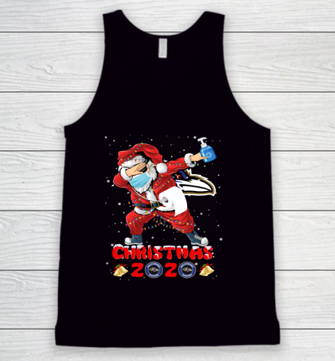 Baltimore Ravens Funny Santa Claus Dabbing Christmas 2020 NFL Tank Top