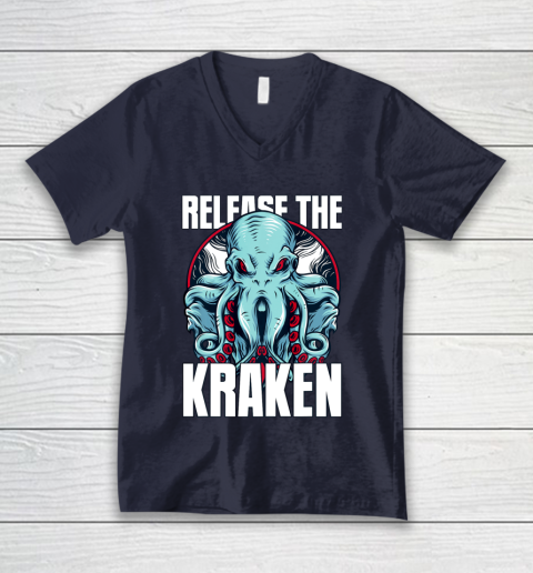 Release the Kraken V-Neck T-Shirt 2