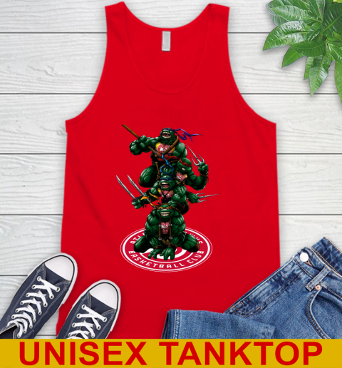 NBA Basketball Atlanta Hawks Teenage Mutant Ninja Turtles Shirt Tank Top 6