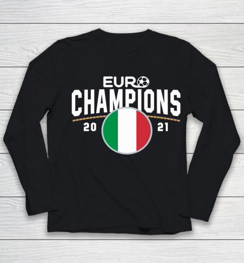 Italy Euro Champions 2020 2021 Football Italia Youth Long Sleeve