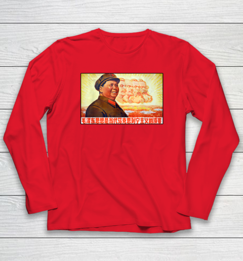 Chairman Mao Zedong and Other Communist Leaders  Propaganda Long Sleeve T-Shirt 6